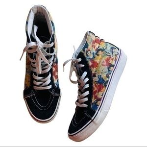 DISNEY x VANS Multi Princess Sk8 High Slim Sneakers